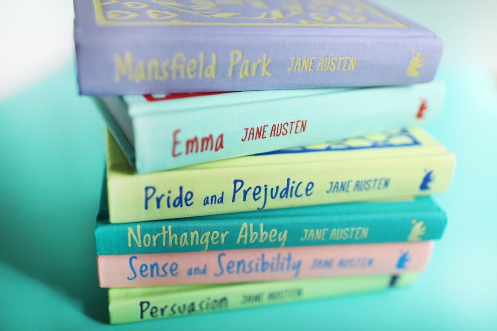 Close-Up Photo of Assorted Books